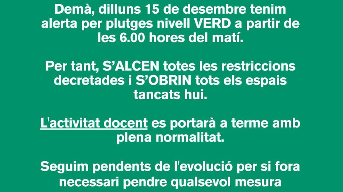 El alcalde de Xàtiva, Roger Cerdà, sobre las medidas adoptadas por la alerta meteorológica