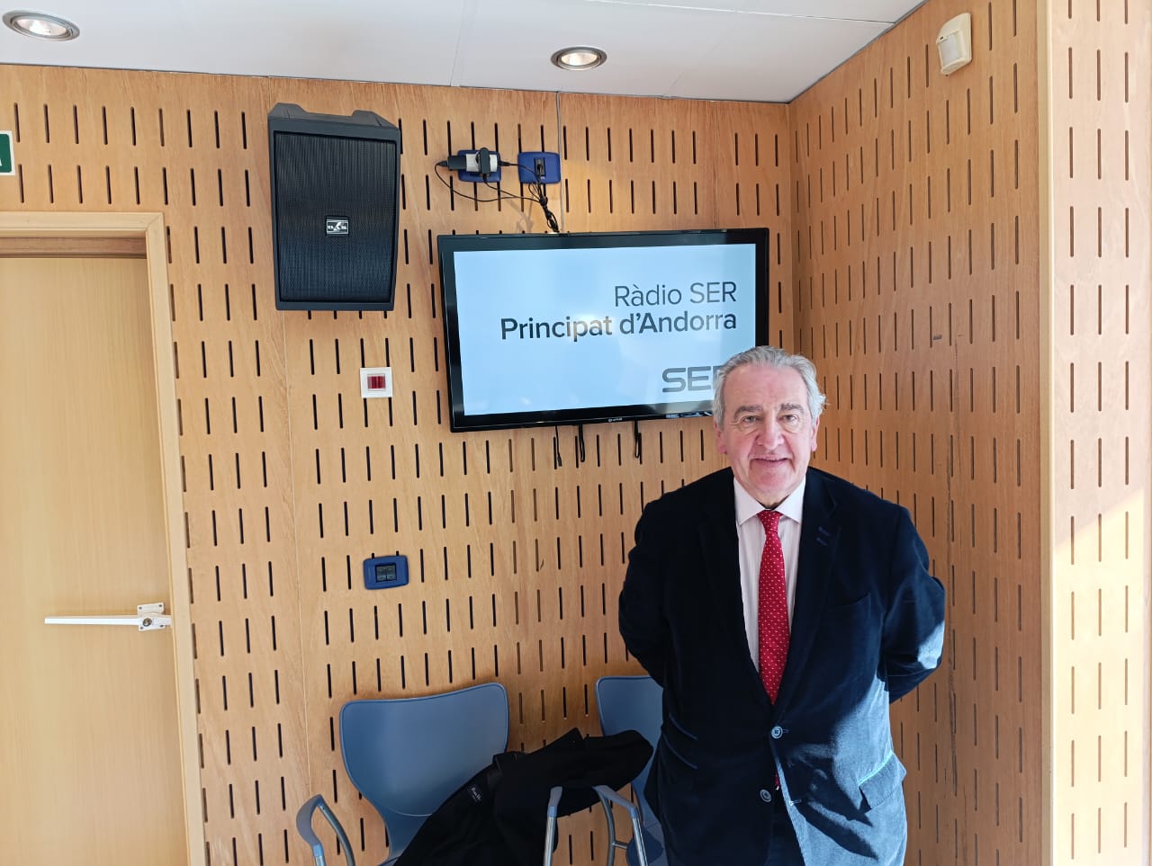 L'excap de Govern, Jaume Bartumeu, als estudis de la SER