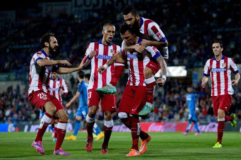 El gol del croata ha dado la victoria al Atlético en el Alfonso Pérez.