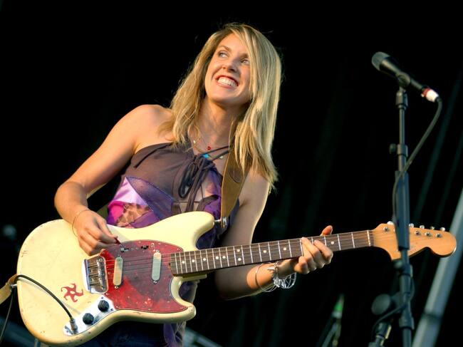 Liz Phair durante un concierto en el año 2001