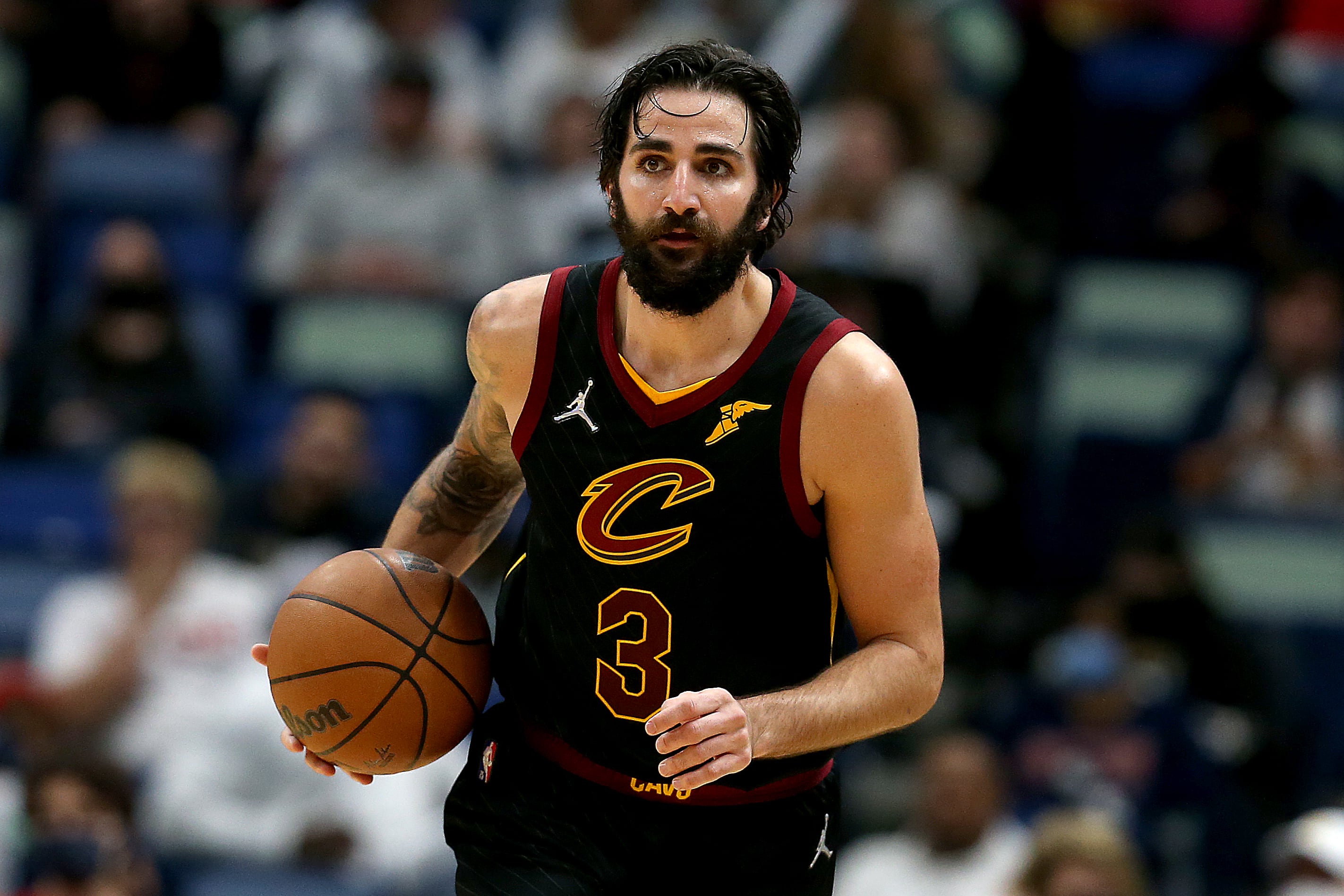 Ricky Rubio , en un partido con Cleveland Cavaliers