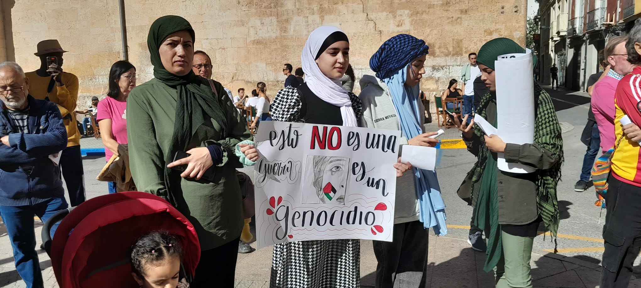 Concentración por la Paz en Palestina de Villena