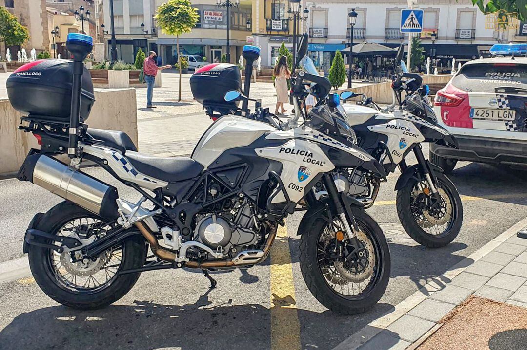 Motos de la policía de Tomelloso