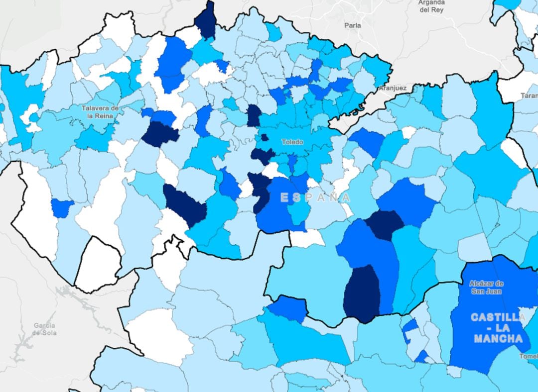 Malpica de Tajo, Turleque, Noez, Navahermosa y Rielves, entre los municipios con más incidencia