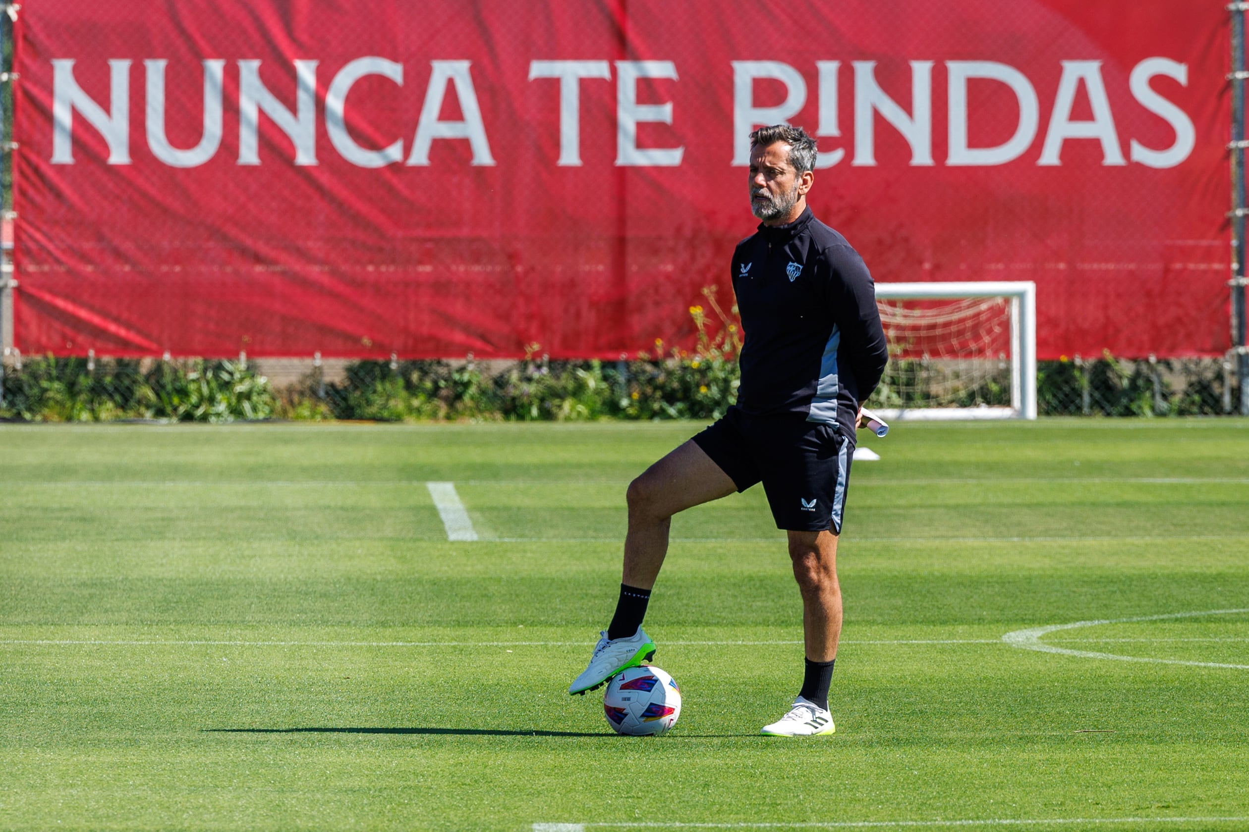 Quique Sánchez Flores, entrenador del Sevilla FC