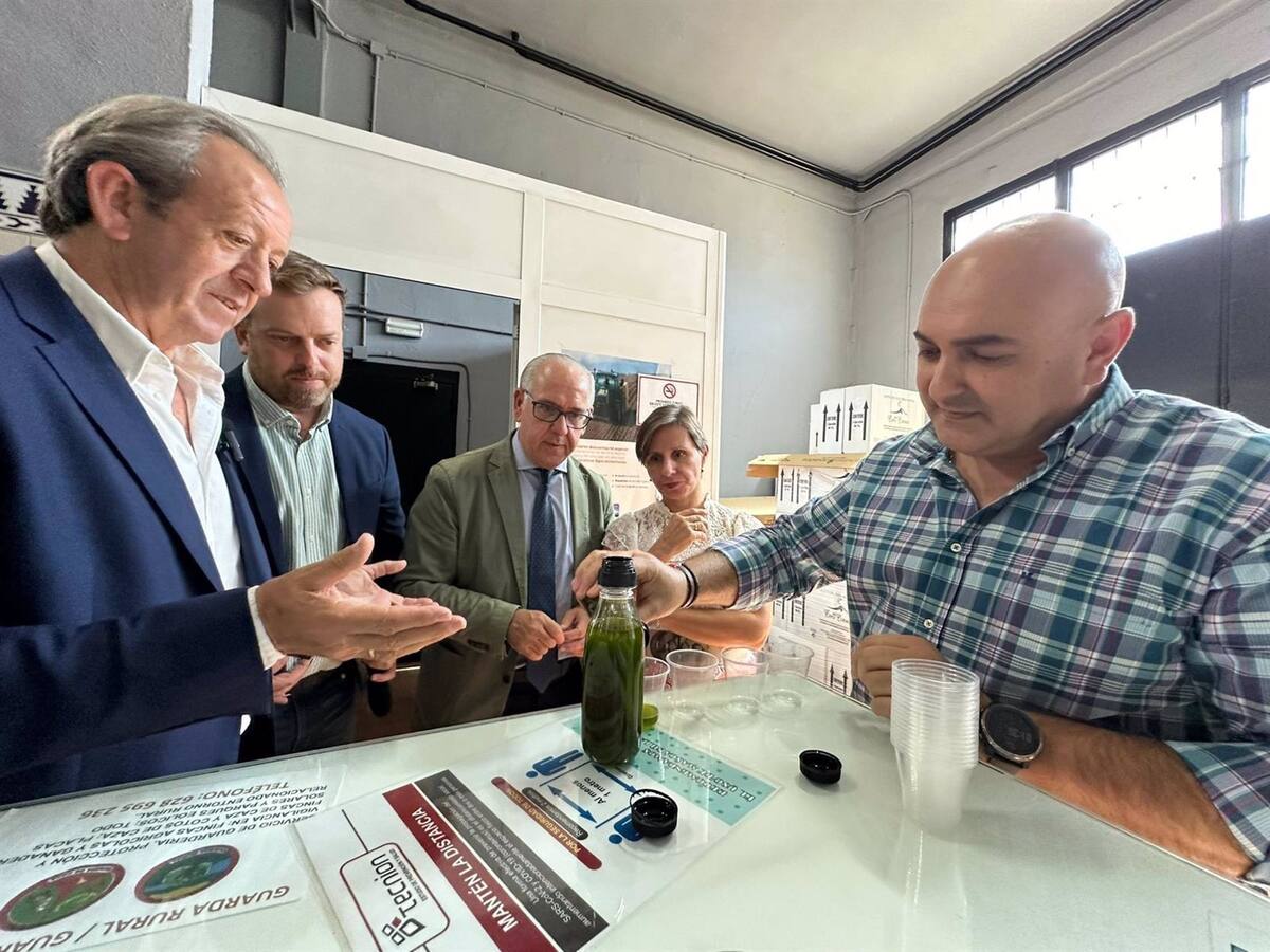 El delegado de la Junta valora en Andújar la apuesta del sector oleícola por los aceites tempranos