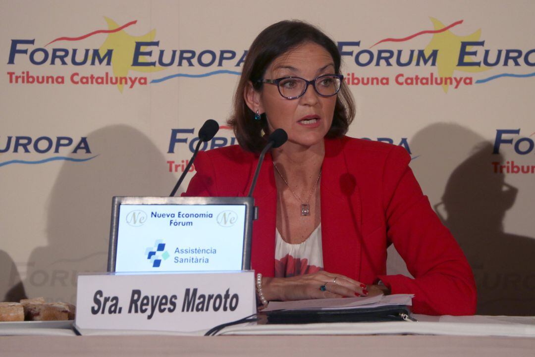 La ministra de Industria, Reyes Maroto