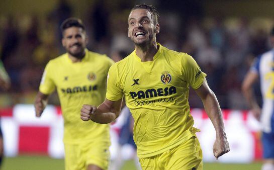 El delantero del Villarreal Roberto Soldado.