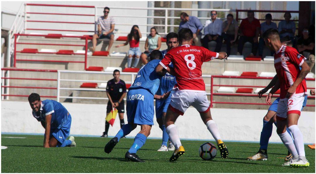 Un momento de un partido.