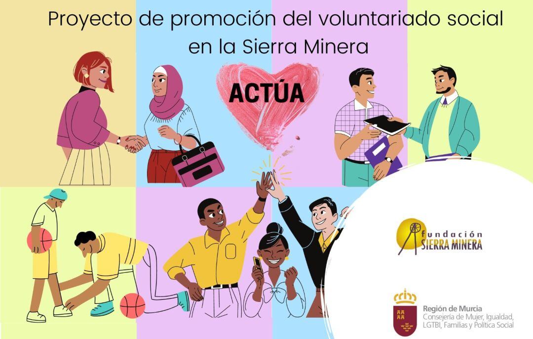 Cartel del proyecto 'Actúa'