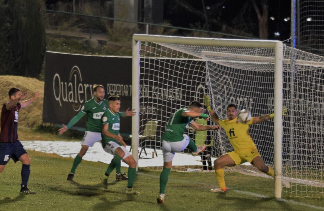 Acción del gol anulado en el 94&#039; al Toledo