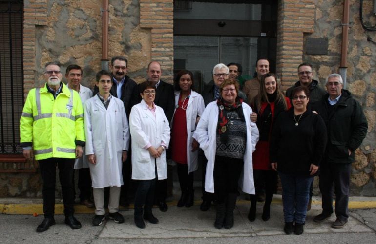 Visita de Jesús Fernández Sanz a Santa Cruz de la Zarza