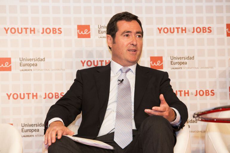 Intervención de Antonio Garamendi durante la II Cumbre de Empleabilidad Juvenil (13 de mayo de 2014) © CEPYME