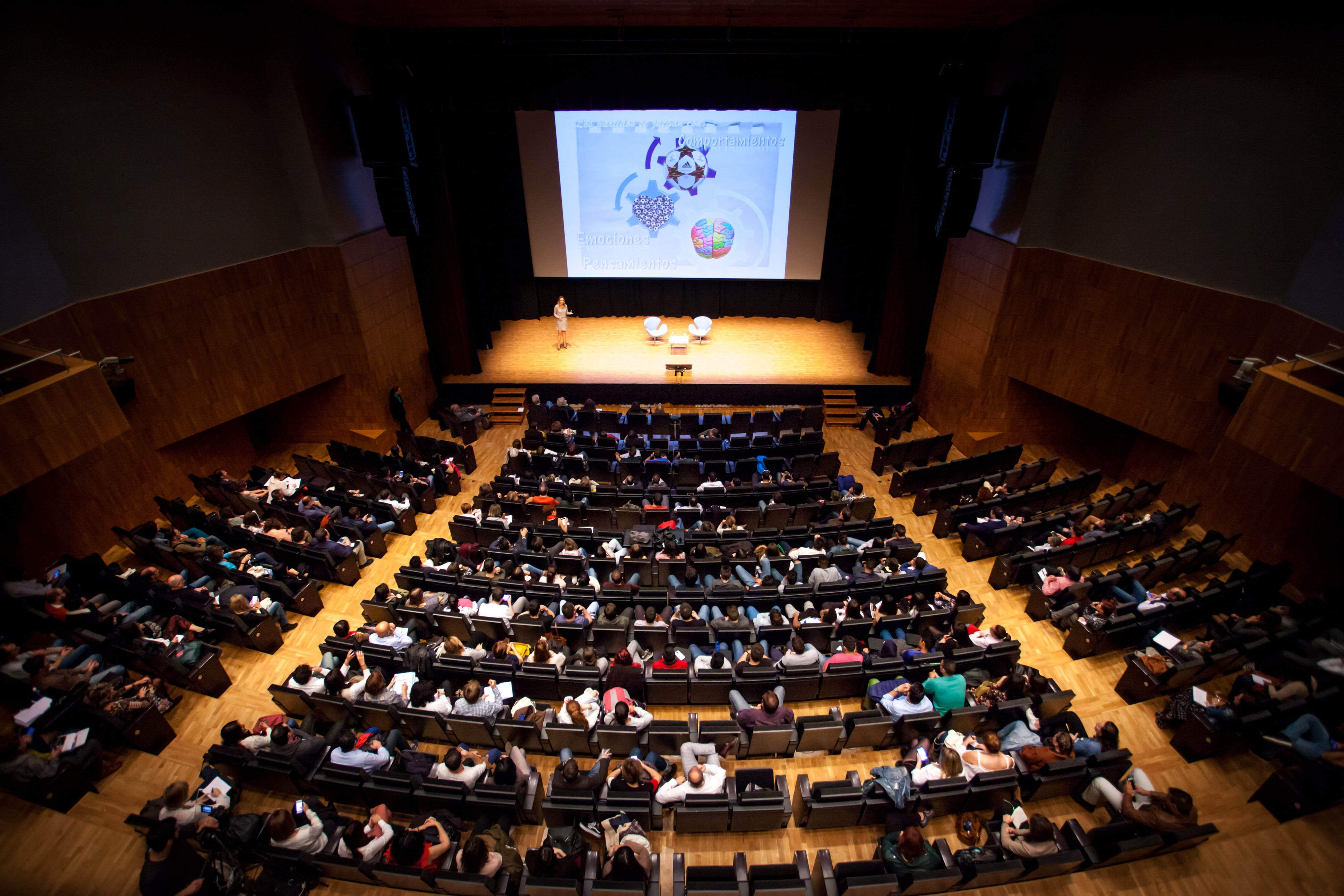 Auditorio Carlos Saura durante la celebración del SIE Huesca en anteriores ediciones