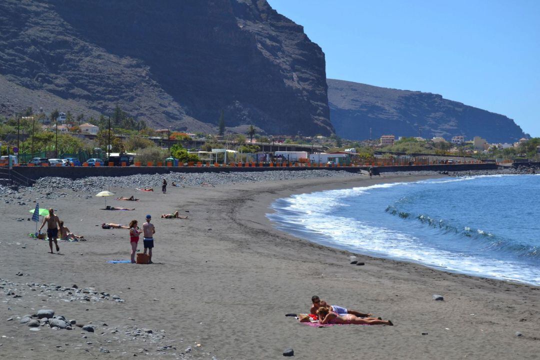 Imagen playa de Valle Gran Rey, La Gomera.