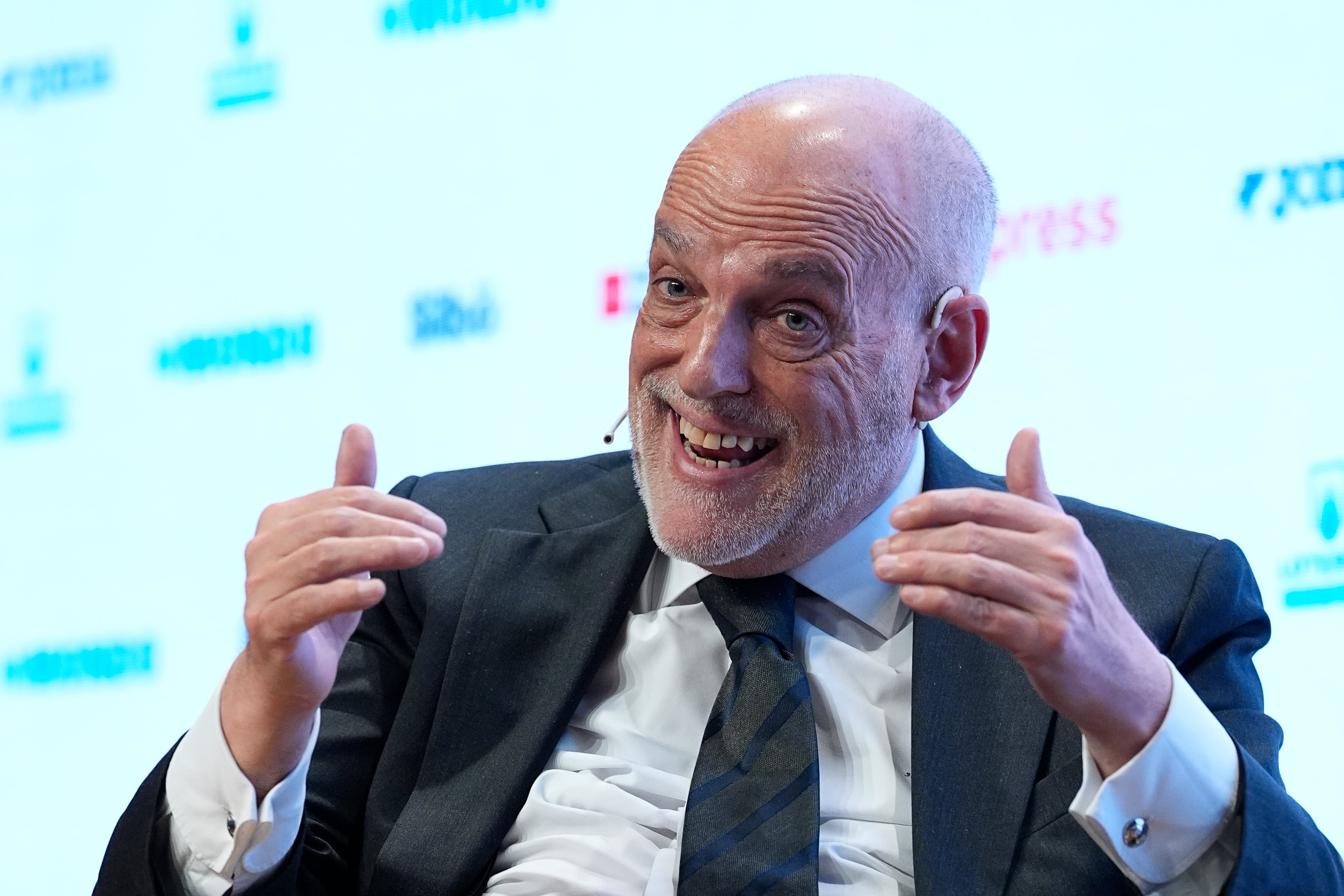 Javier Tebas durante los Desayunos Deportivos de Europa Press