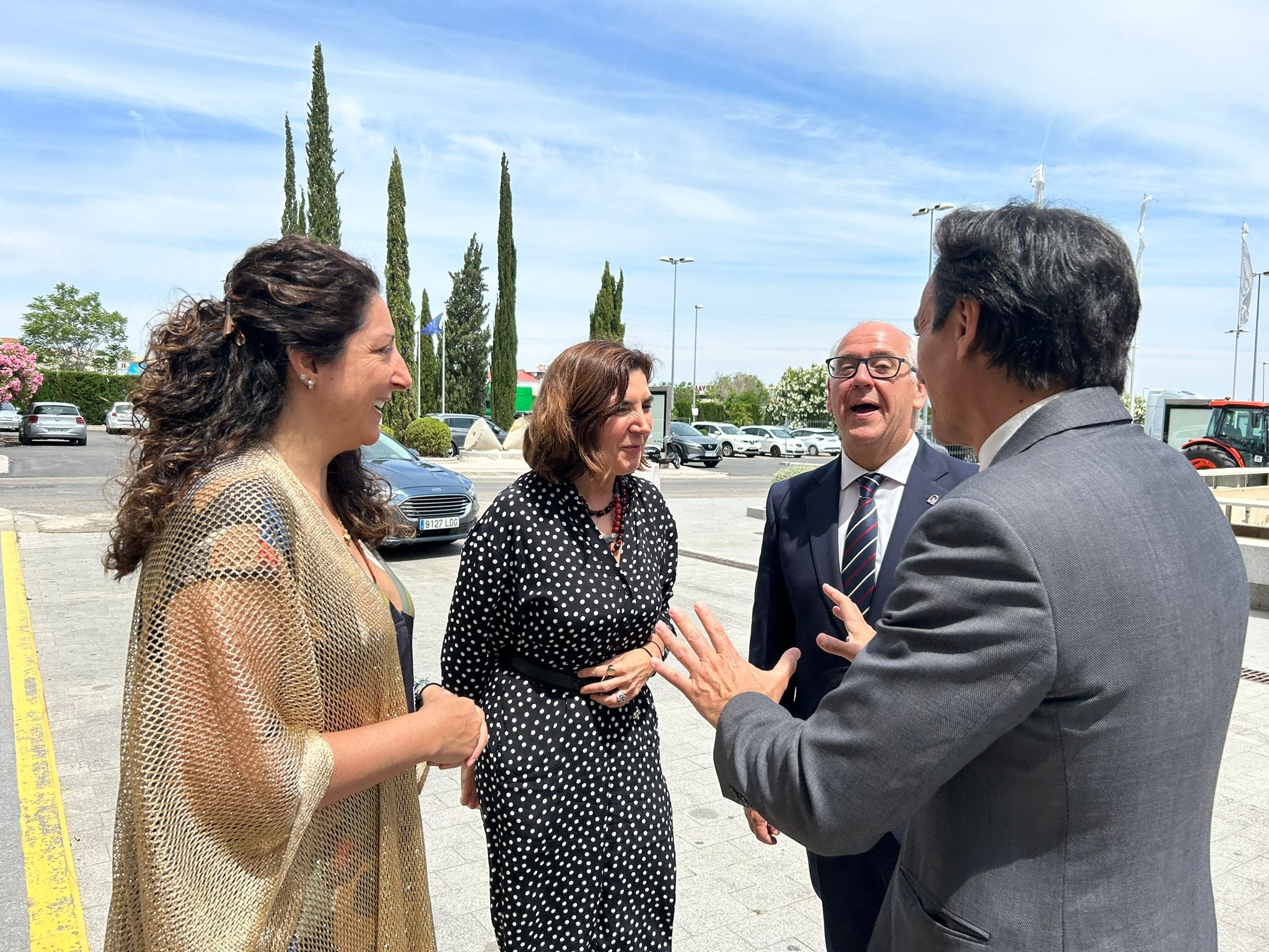 La consejera de Empleo, Empresa y Trabajo Autónomo, Rocío Blanco, participa en Jaén en la clausura del IV Encuentro Internacional de la Seguridad y Salud Ocupacional en el Sector Agrícola y la Industria Agroalimentaria, Agroseguridad. También asiste el alcalde de Jaén, Agustín González, la delegada del ramo, Ana Belén Mata y el delegado del gobierno andaluz, Jesús Estrella.