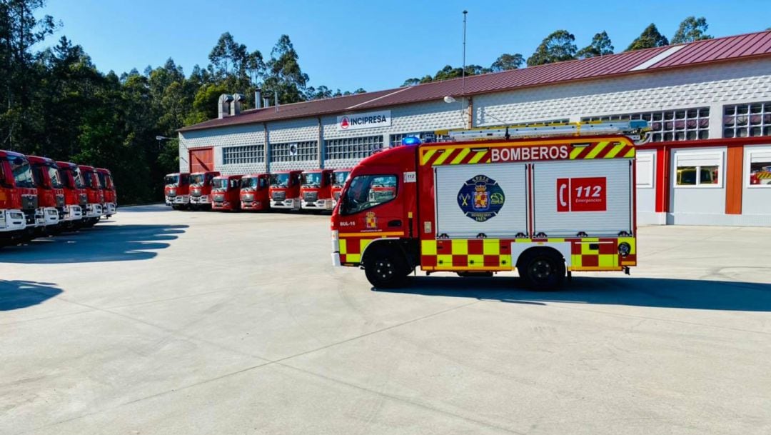 Nuevo camión de los bomberos adquirido para las emergencias en el casco antiguo.