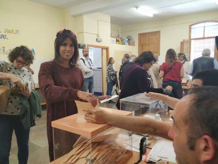 Martina Velarde, candidata de Unidas Podemos