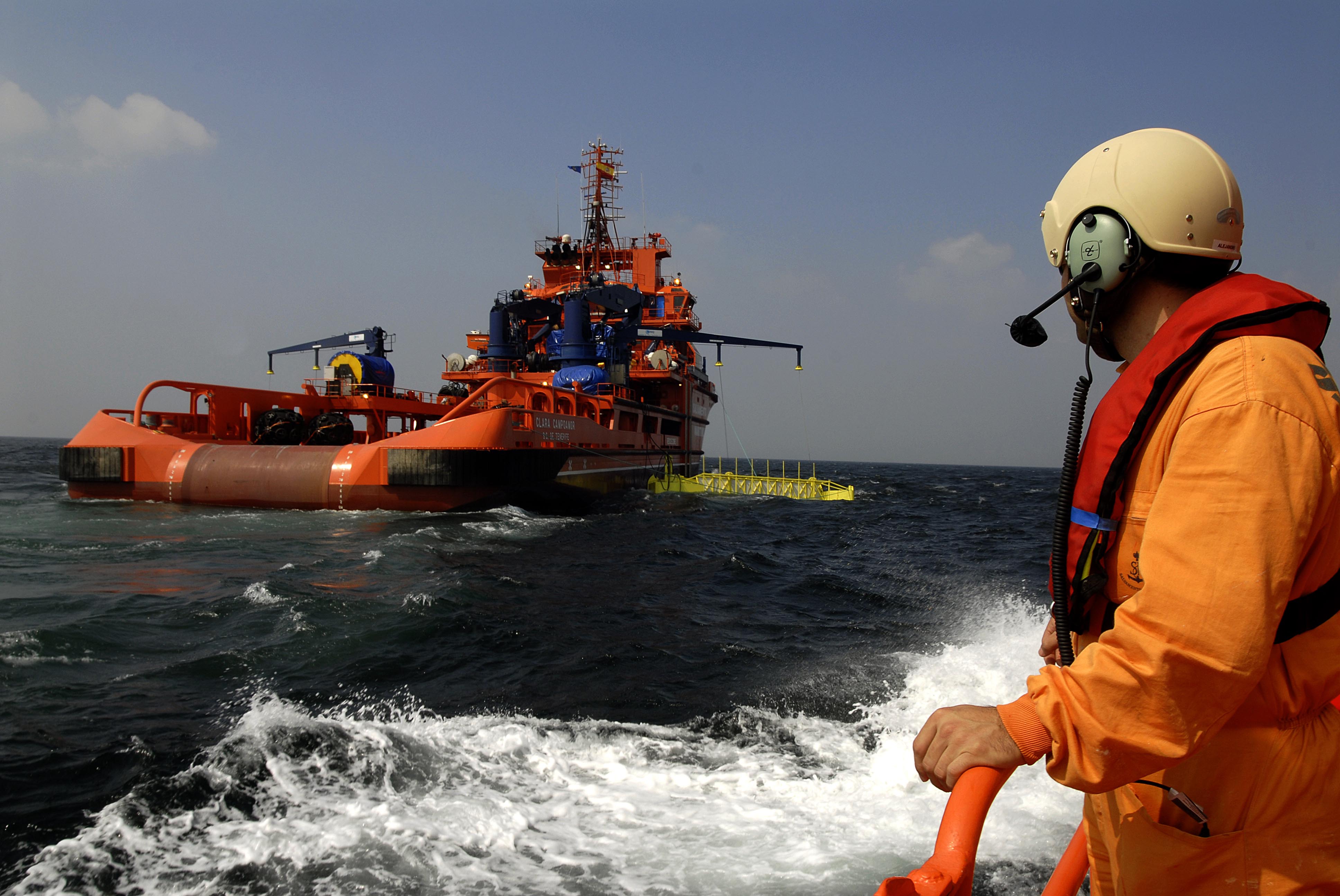 Salvamento Marítimo (SASEMAR) en aguas de Cartagena