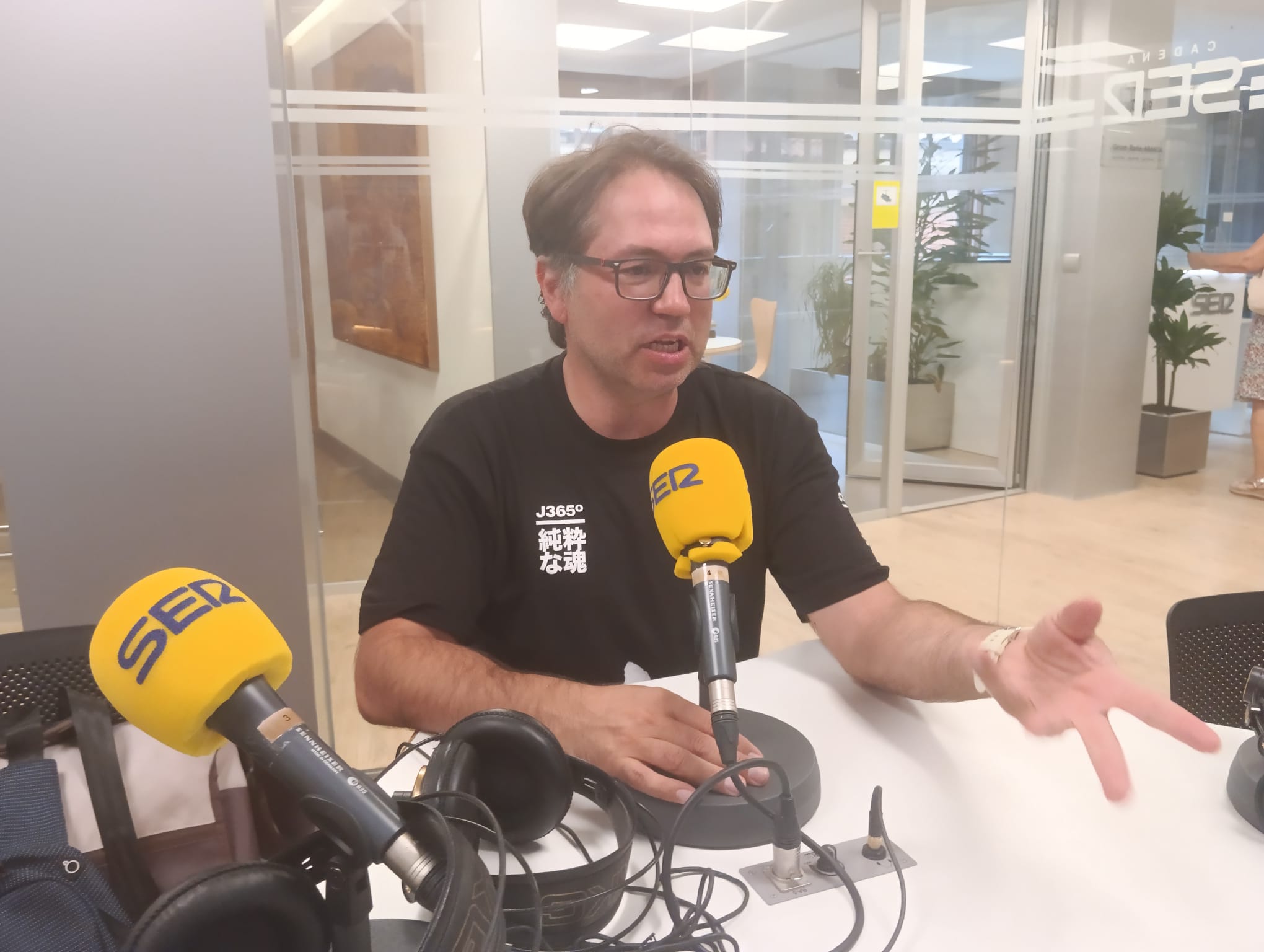 Imagen de archivo de Alberto Marcos en Radio Aranda