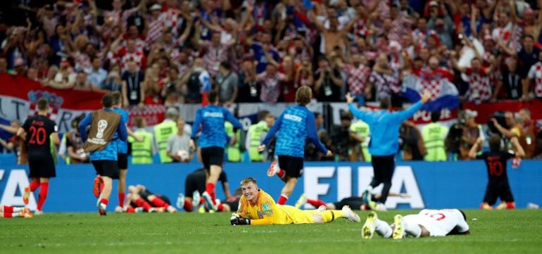 Croacia e Inglaterra tras el final del partido