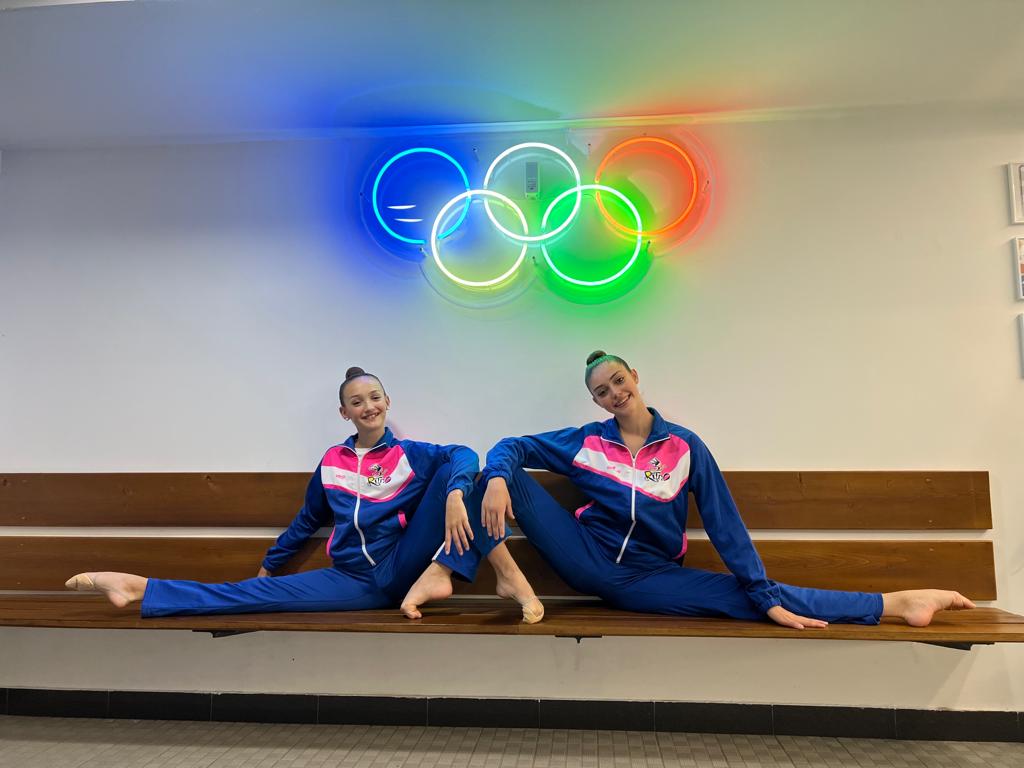 Las gimnastas leonesas, Andrea Fernández y Andrea Corral, formarán parte de la selección.