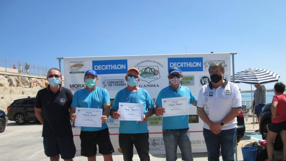 Rafa Roselló triunfa en el Concurso Especial 24 horas del Club de Pesca de Gandia