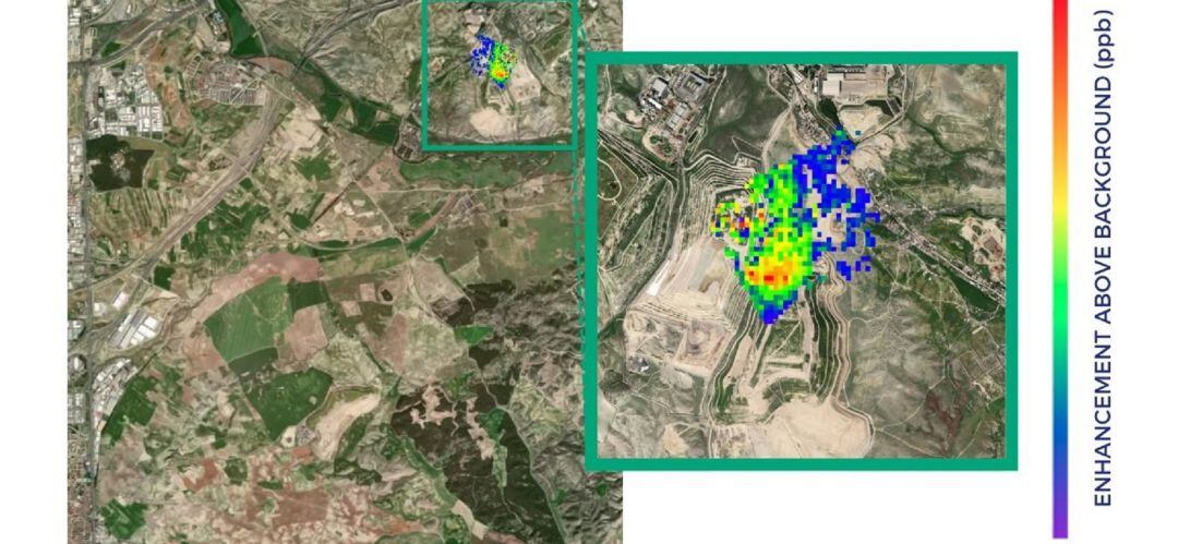 Vistas aéreas de los vertederos de Pinto y Valdemingómez