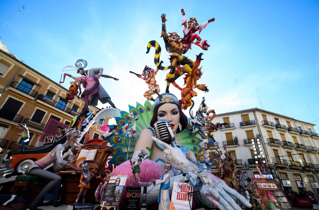 Imagen de archivo de las Fallas de Valencia