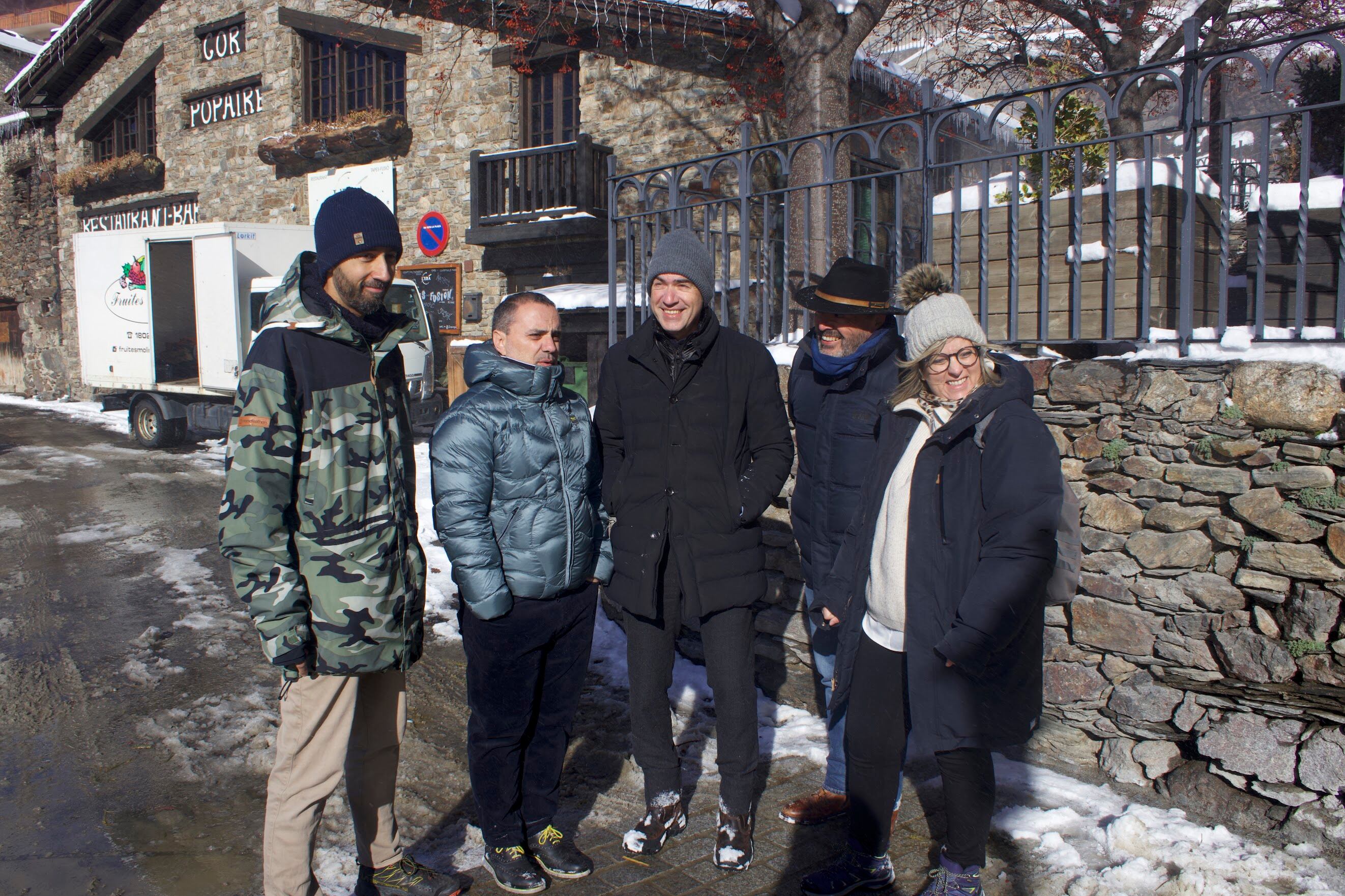 Els candidats demòcrates de Canillo visiten Soldeu.
