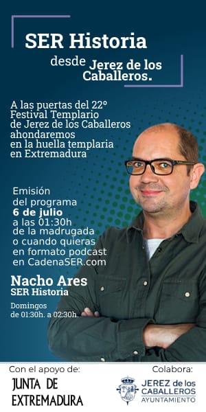 Nacho Ares visita Jerez de los Caballeros con motivo del Festival Templario