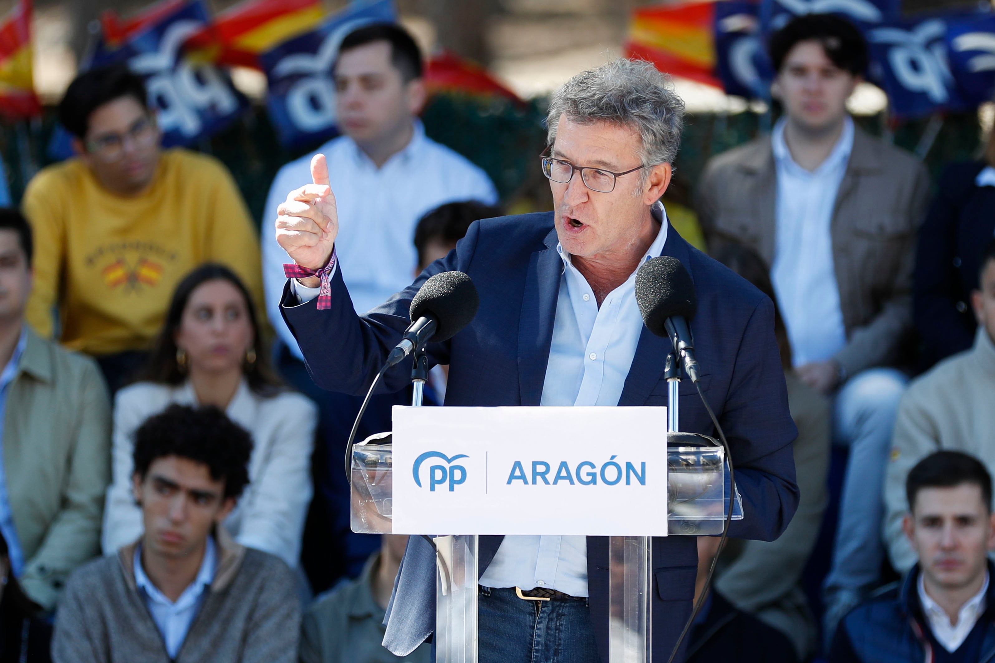 El presidente nacional del PP, Alberto Núñez Feijóo.