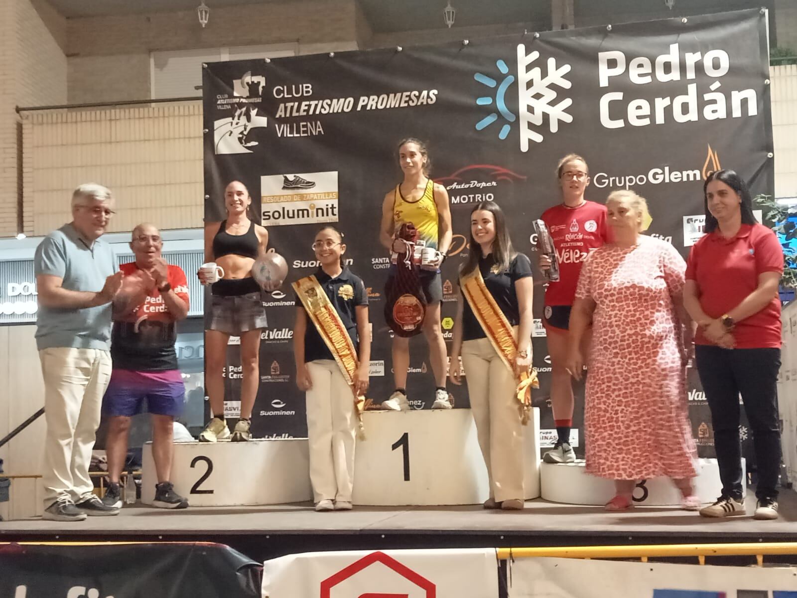 Ana Camarasa, en el pódium