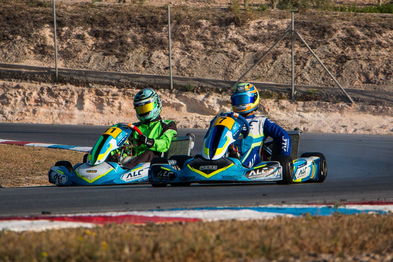 Imagen de la prueba de la FAA  celebrada el 2 de julio en el karting internacional de Campillos