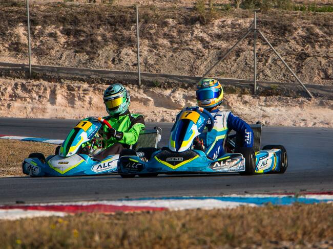 Imagen de la prueba de la FAA celebrada el 2 de julio en el karting internacional de Campillos
