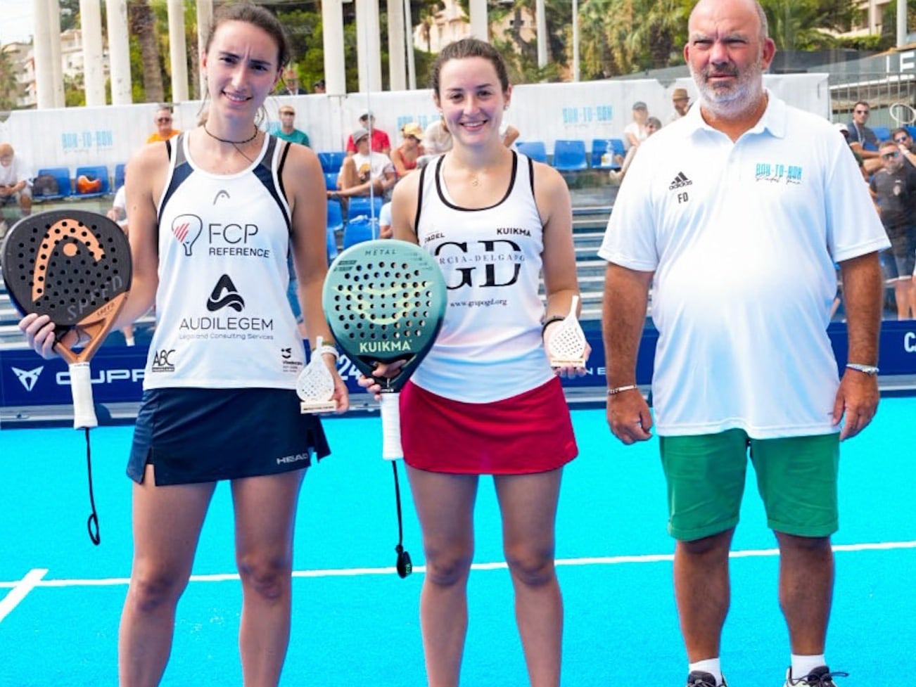 Lucía Pérez Parra y Ana Domínguez García en el torneo FIP Rise Bandol