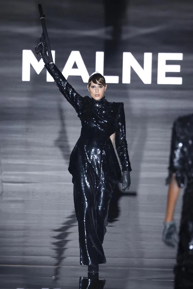 La activista Alma Gormedino desfilando en la Fashion Week de la mano de Marley, logrando así un sueño.