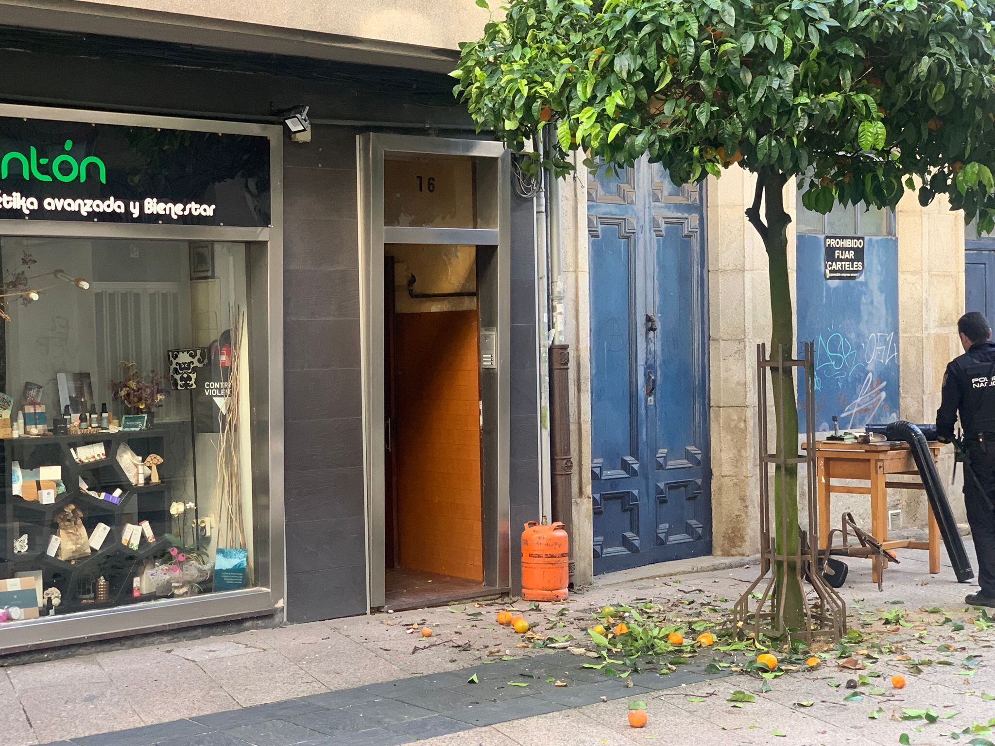 El suceso llamó la atención de los viandantes (foto: Cadena SER)