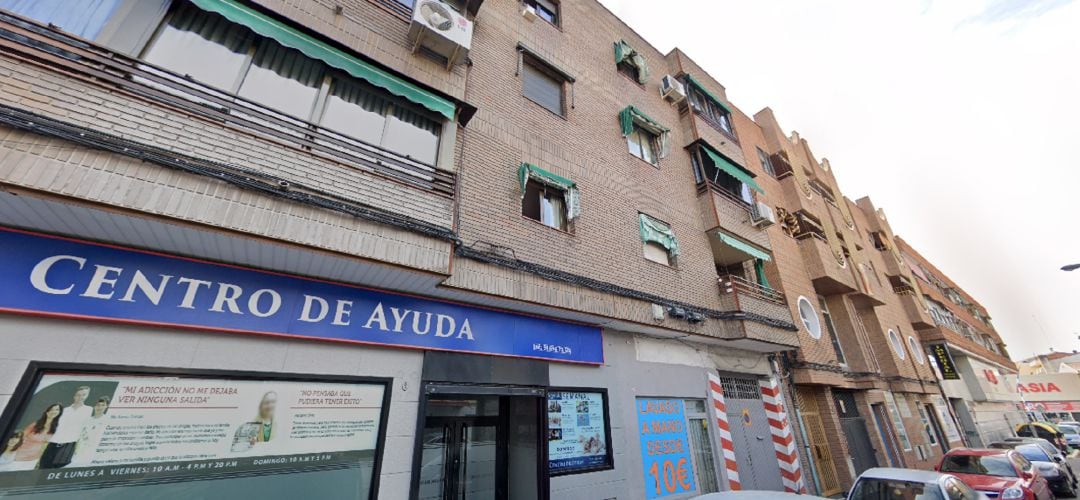 Edificios en una calle de Getafe