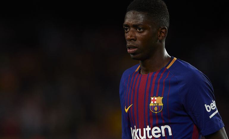 El jugador francés del Barcelona Ousmane Dembélé.