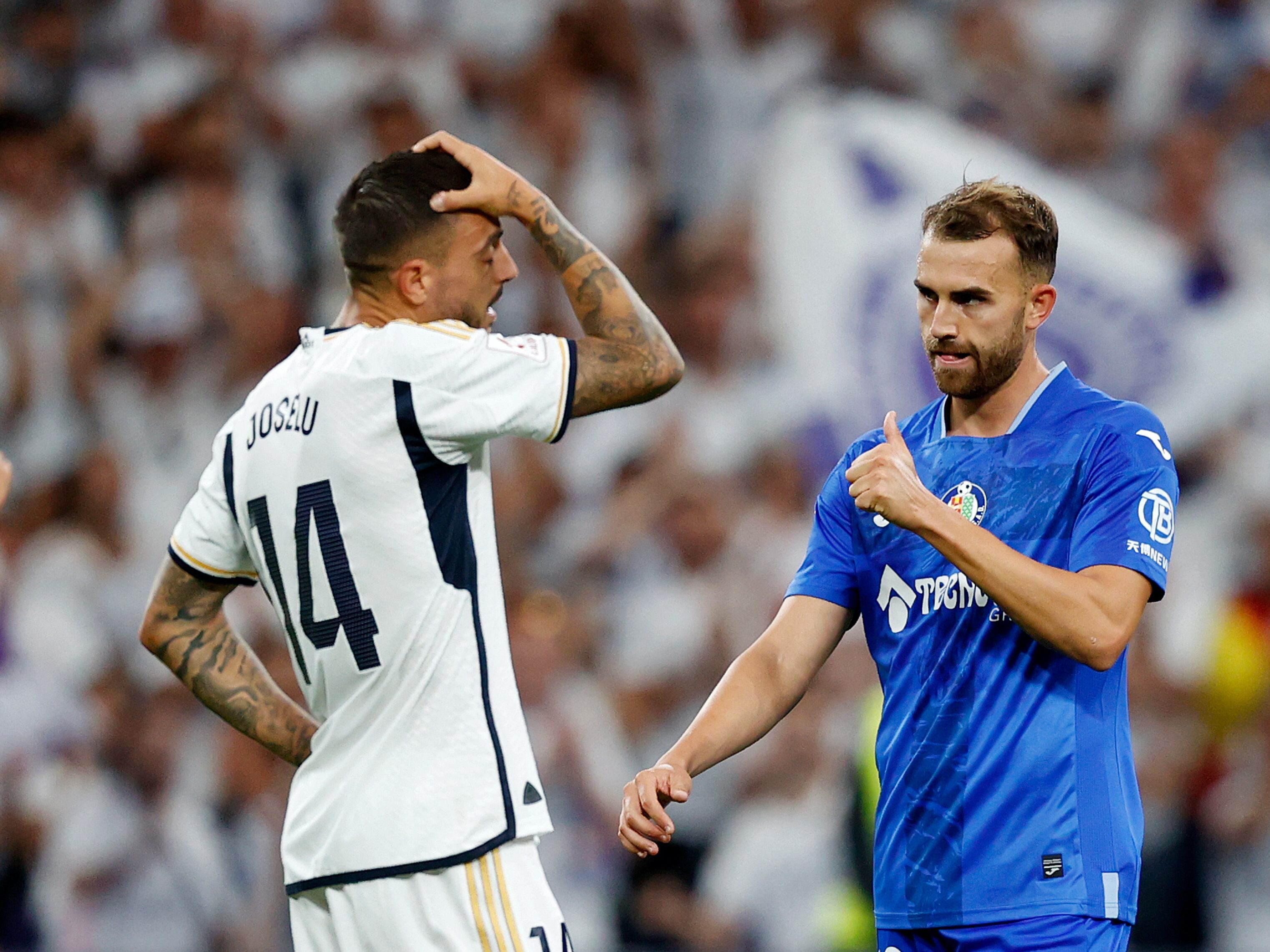 Joselu y Borja Mayoral