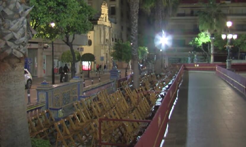 Sillas de la Semana Santa en Algeciras