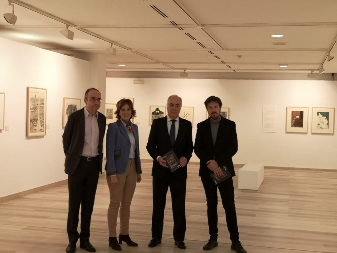 Presentación de la muestra de la colección Román Escolano en Ibercaja Patio de la Infanta 