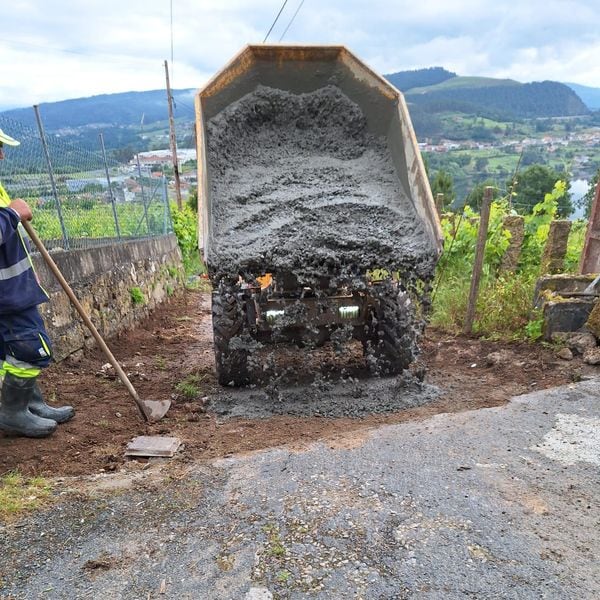 Obras en San Paio