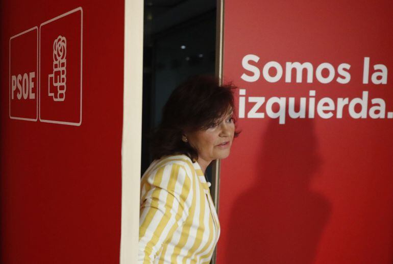 Carmen Calvo será la vicepresidenta del gobierno de Sánchez.