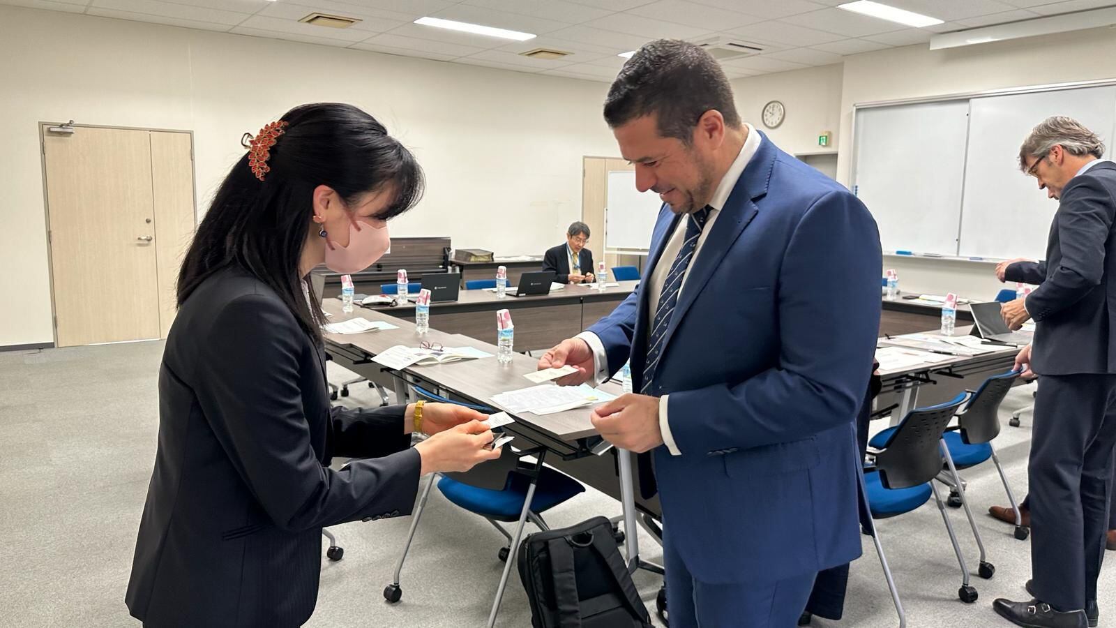 Juan Jódar, presidente de Ceclor, en un evento empresarial en Japón