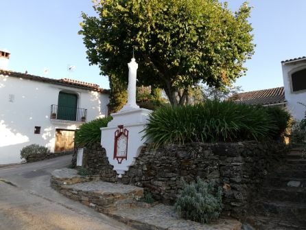 Calles típicas de Alájar (Huelva)