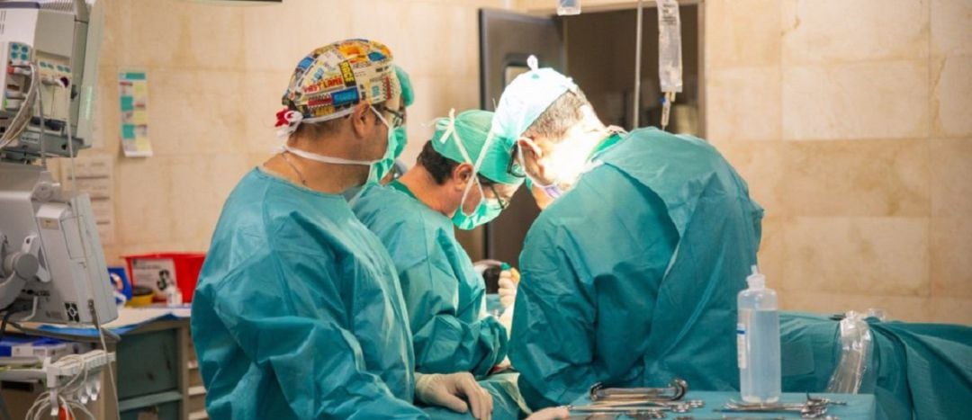 Operación en un hospital