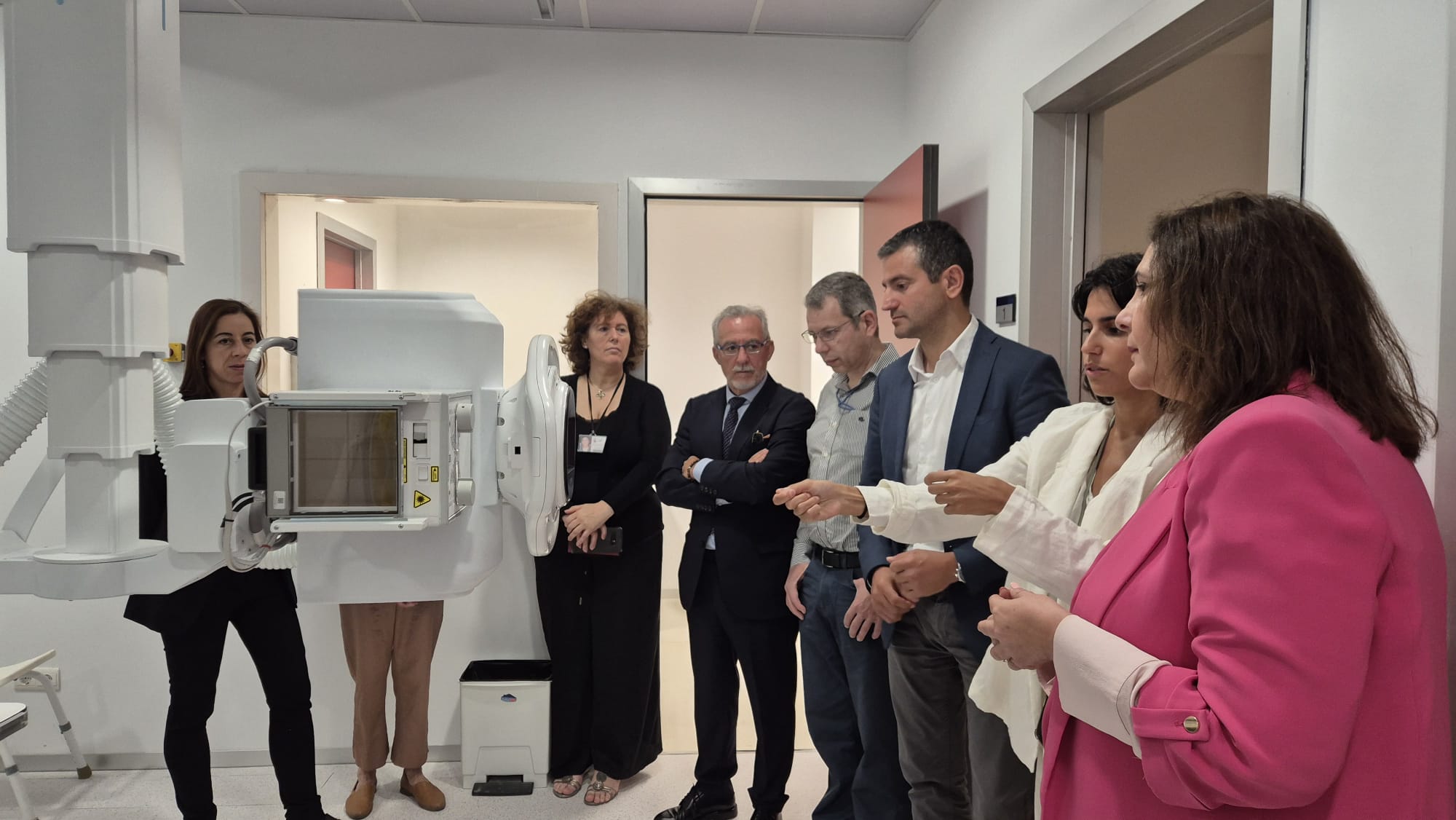 Imagen de la visita a la nueva sala